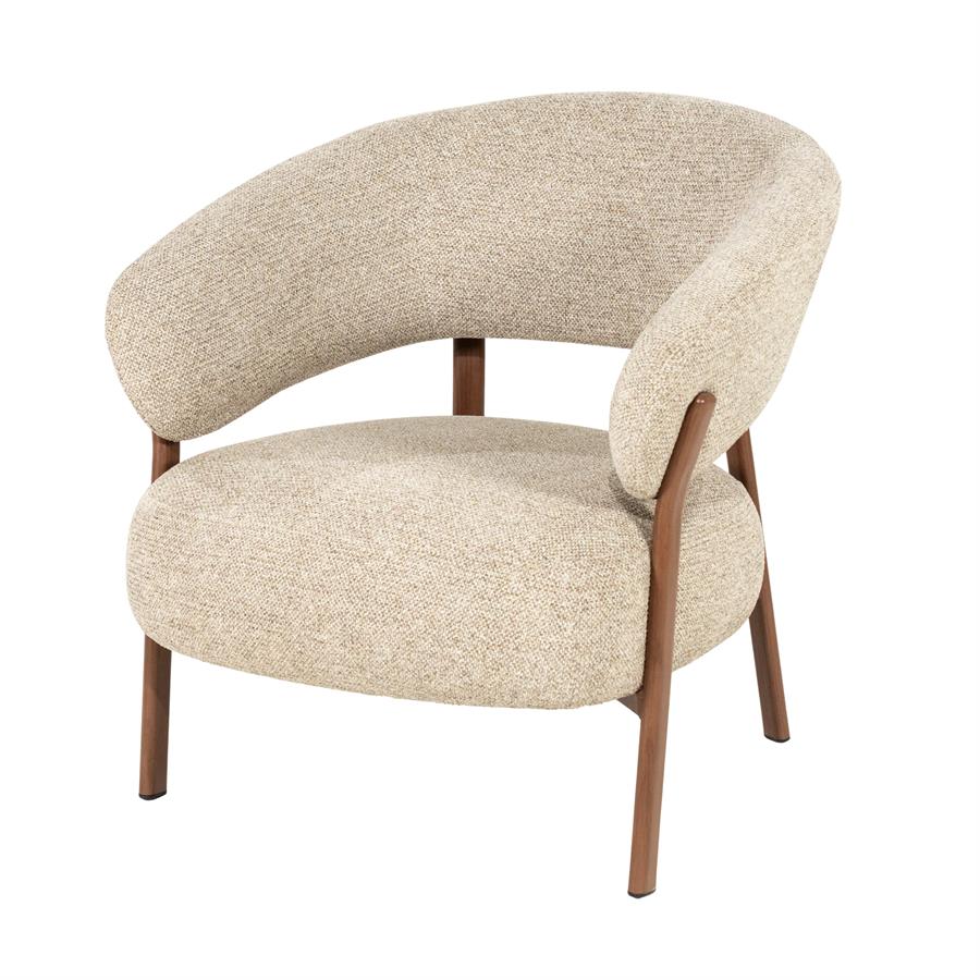 Fauteuil Sedia - Zonder armleuning - Bruin - Geweven - Japandi - By Boo