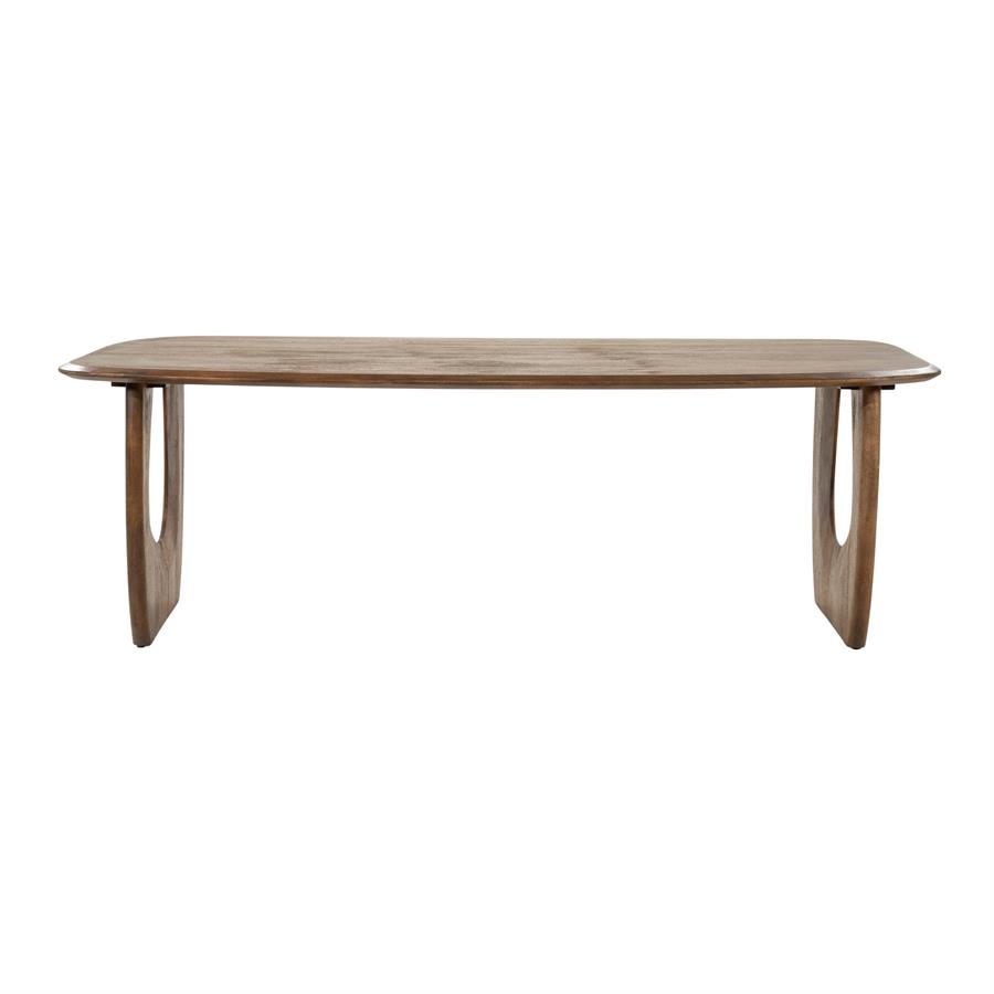 Eetkamertafel Phoebe - Bruin - - Eleonora