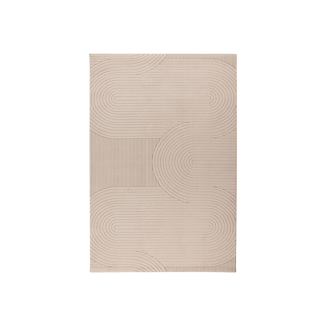 Vloerkleed Lavita - Taupe - Synthetisch - LABEL51