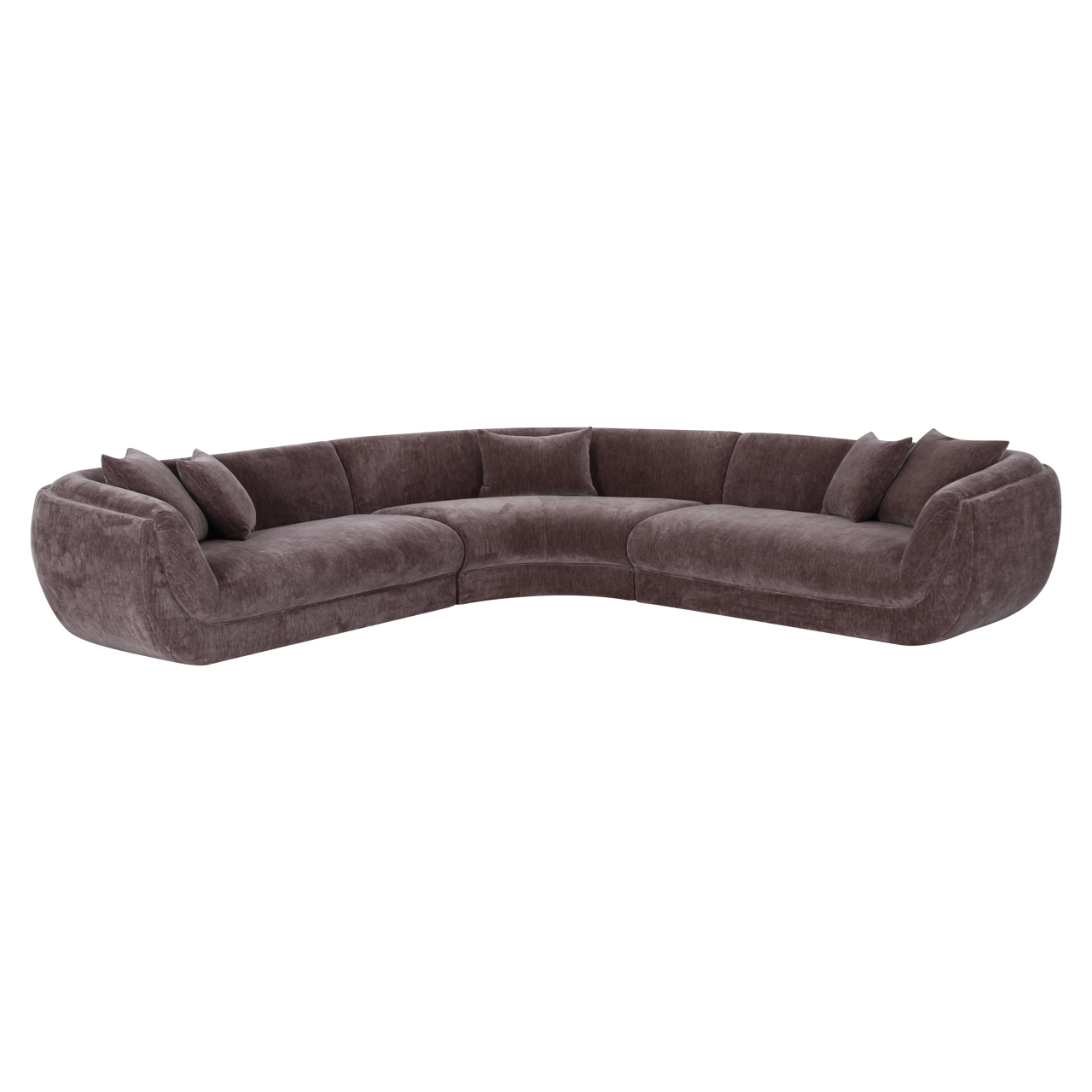 Hoekbank Gianelle - Hoekbank - Dark Brown - Geweven - Richmond Interiors