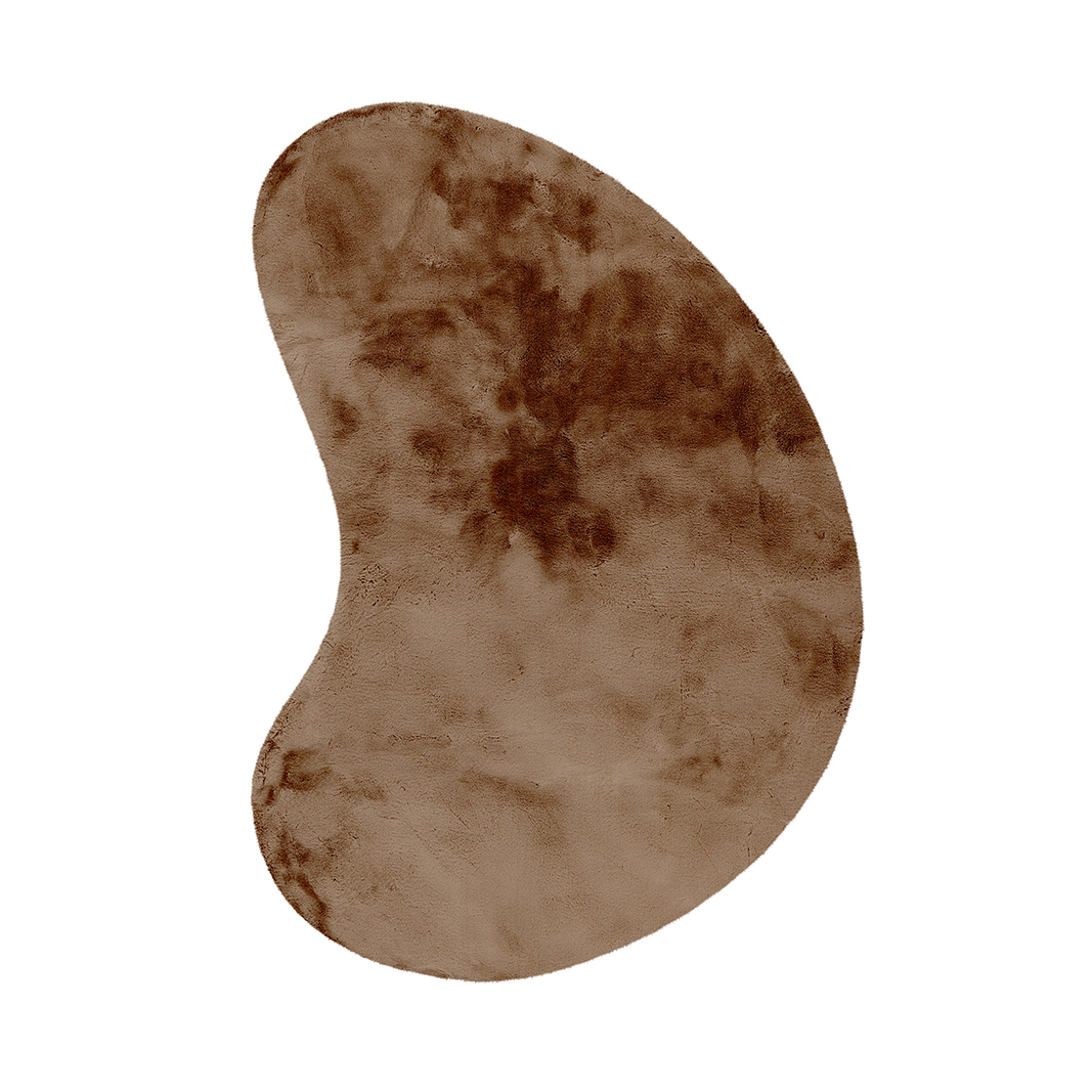 Vloerkleed Indy - Chocolate - Polyester - LABEL51