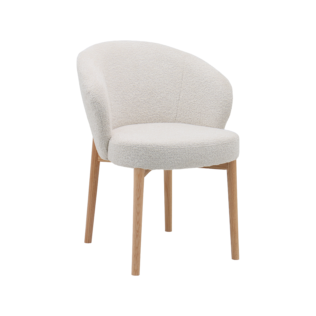 Eetkamerstoel Sakiko - Naturel - Geweven - LABEL51