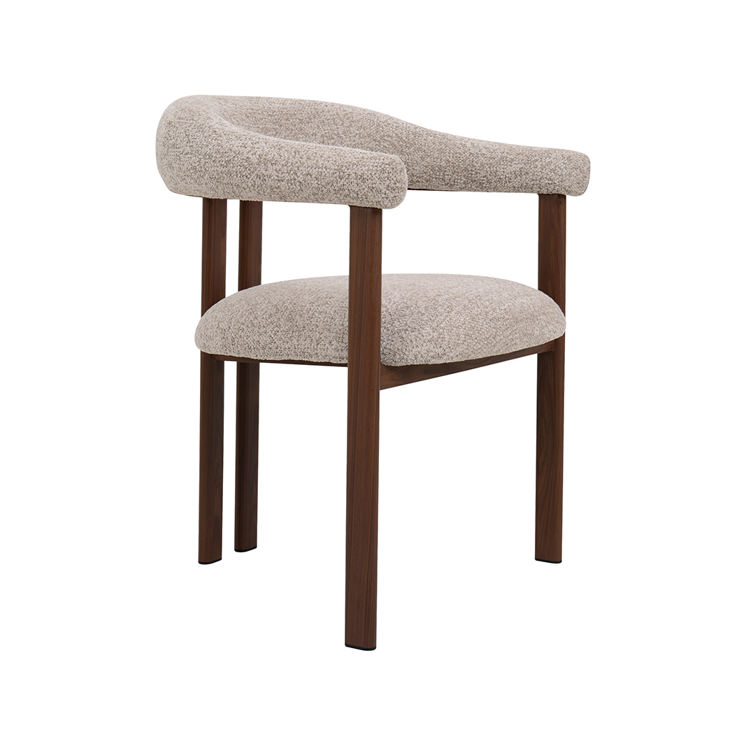 Eetkamerstoel Keiko - Beige - Geweven - DOK 2 Exclusive