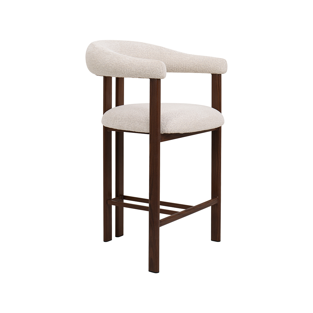Barkruk Rumi - Zonder armleuning - Naturel Beige - - Japandi - DOK 2 Exclusive