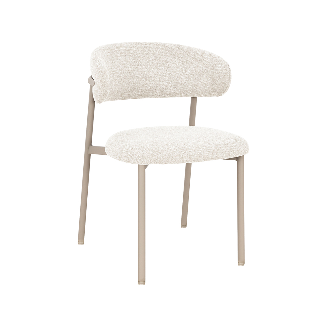 Eetkamerstoel Kaito - Naturel - Geweven - LABEL51