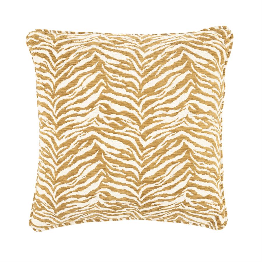 Sierkussen Tigra - Geel - 100% polyester - By Boo