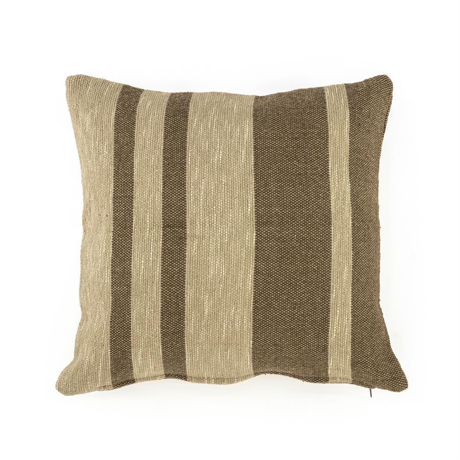 Sierkussen Linje - Bruin - 100% Cotton NL - By Boo