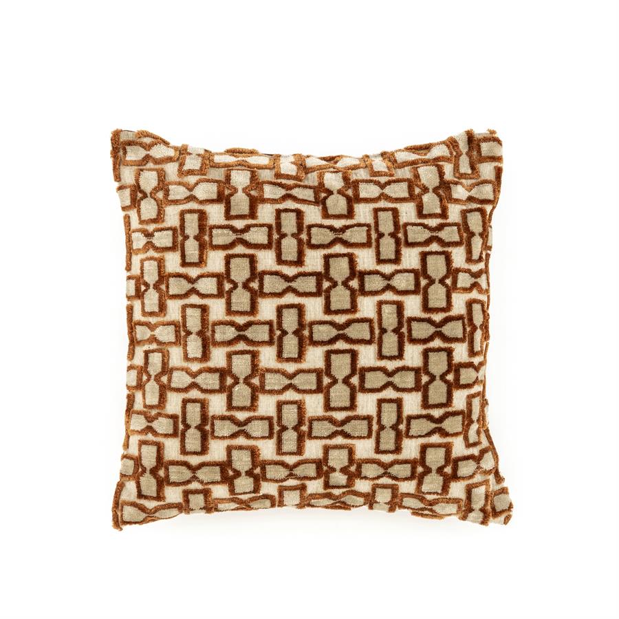 Sierkussen Stunda - Terra - 50% polyester, 50% viscose - By Boo