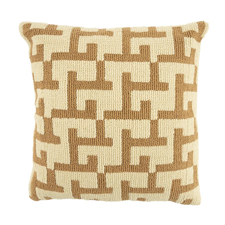 Sierkussen Ziggy - Geel - Polyester - By Boo