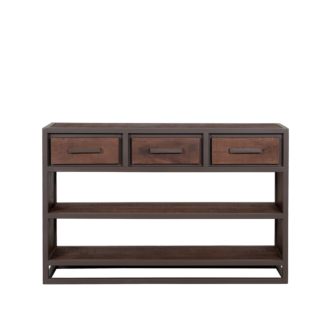Sidetable Peru - Brown Espresso - Mangohout - Japandi - LABEL51