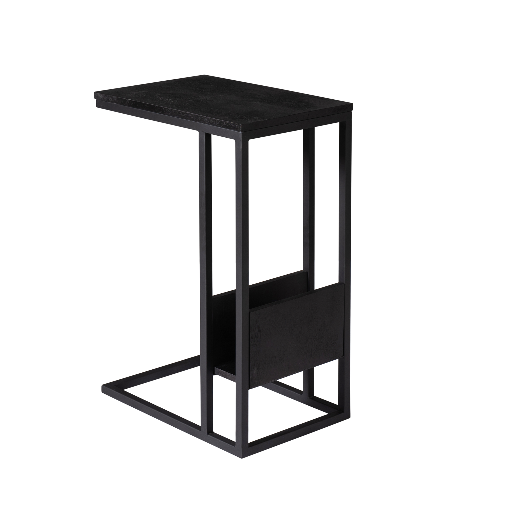Bijzettafel Slider - Zwart - - Starfurn