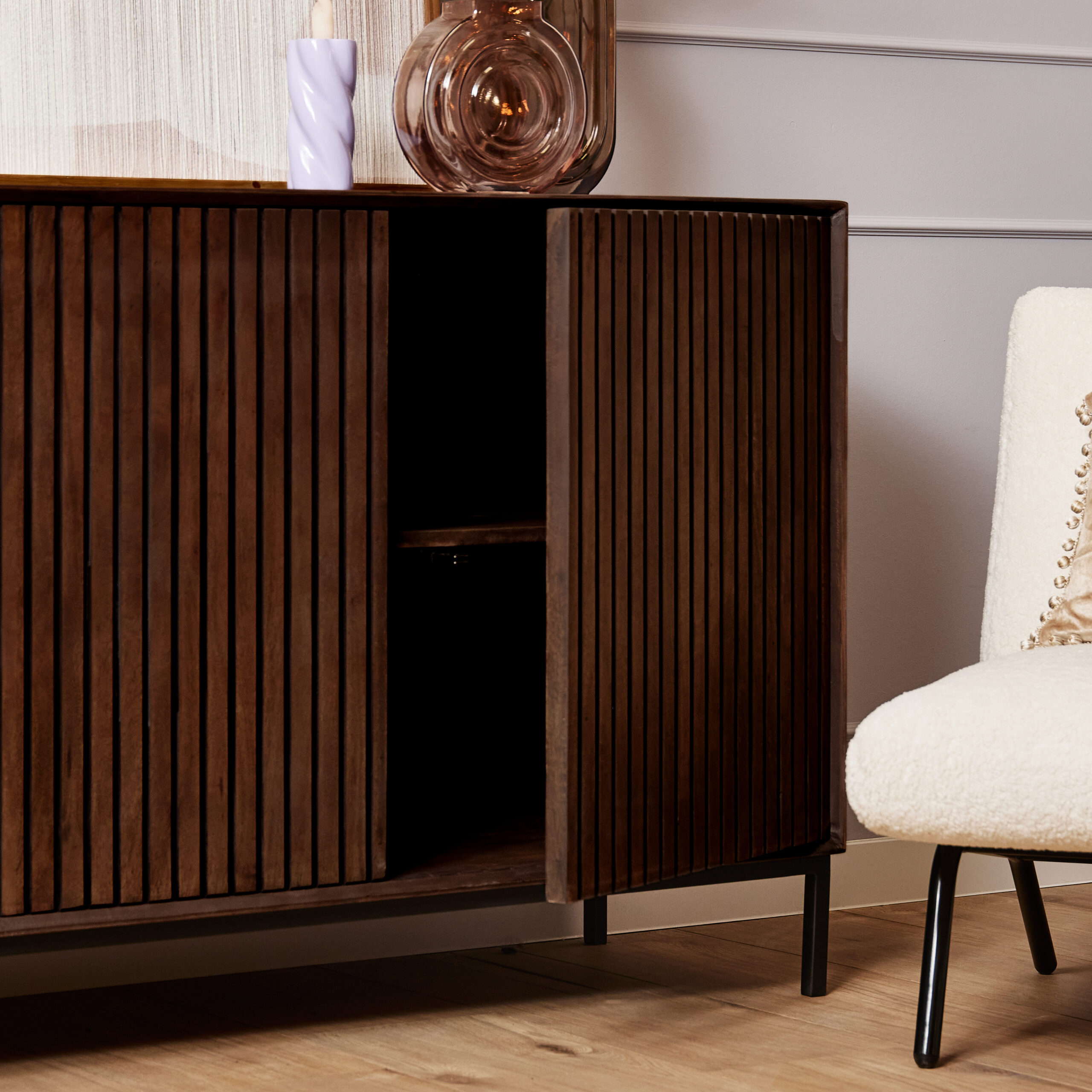 Dressoir Madison - Bruin | Zwart - - Starfurn