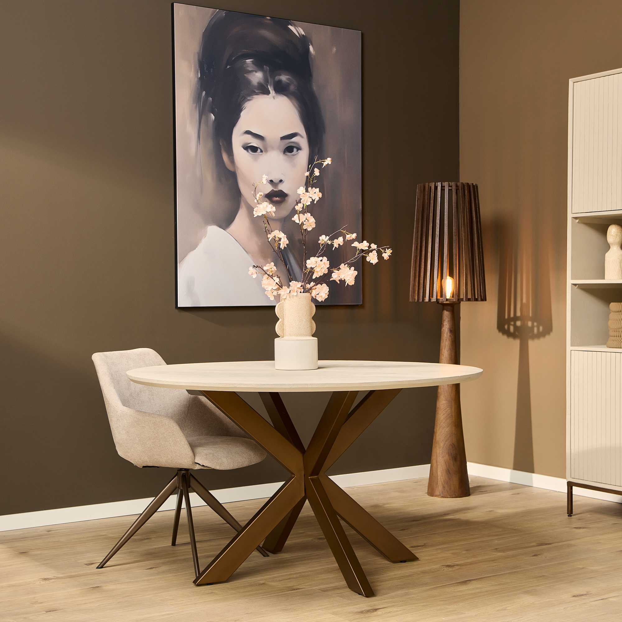 Eetkamertafel Madison - Zand - - Starfurn
