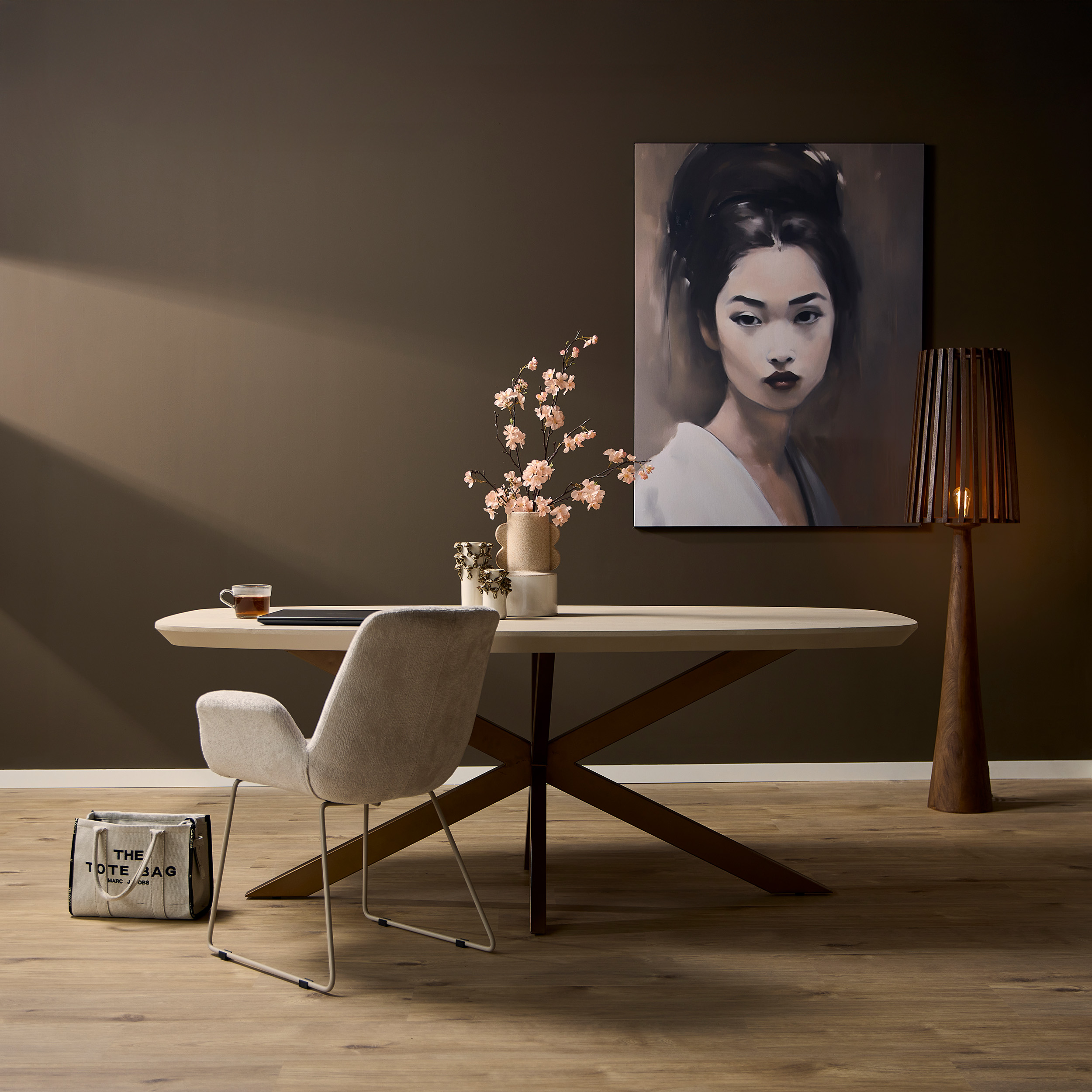 Eetkamertafel Madison - Zand - - Starfurn