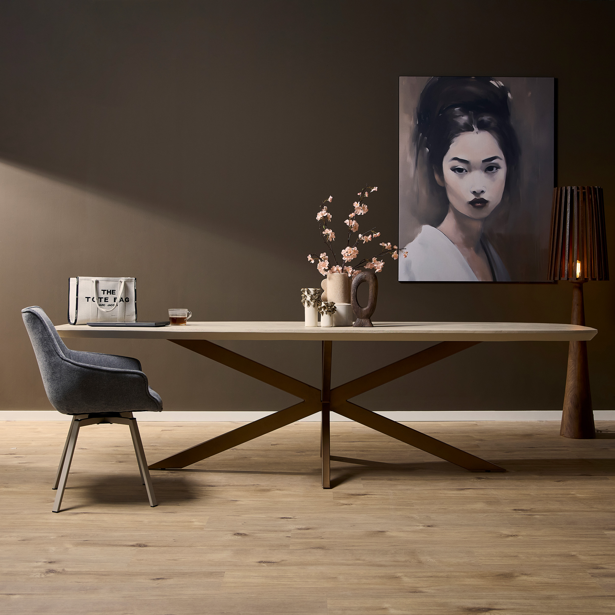 Eetkamertafel Madison - Zand - - Starfurn