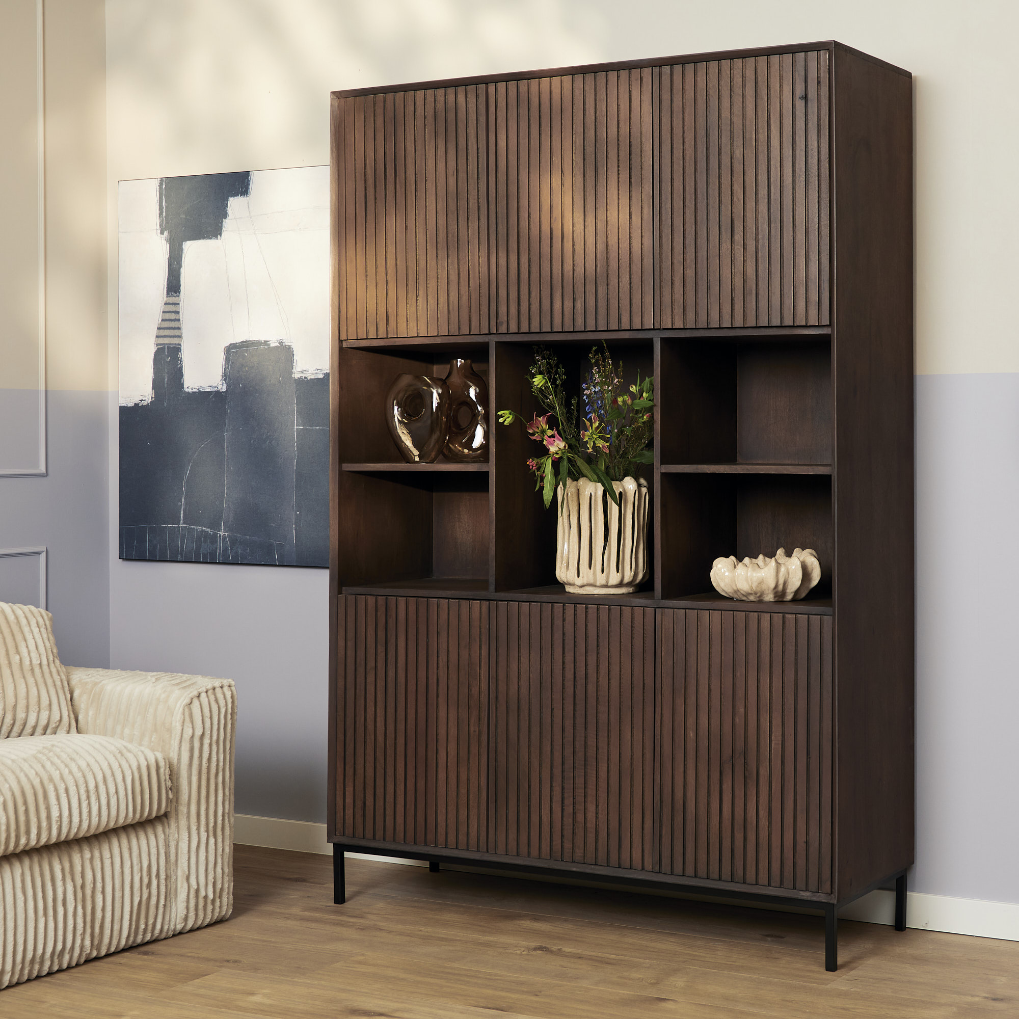 Bergkasten Madison - Bruin | Zwart - - Starfurn