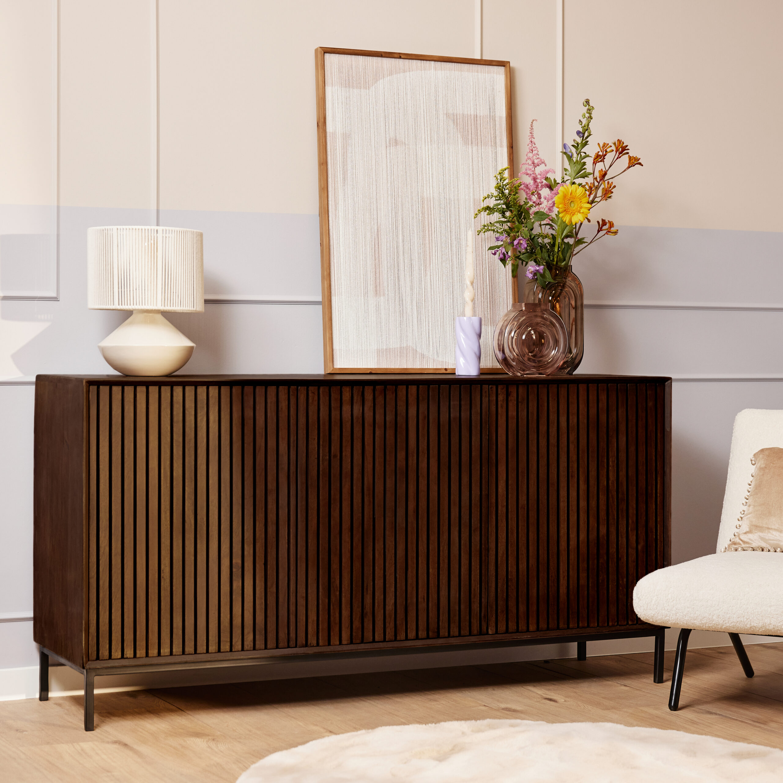 Dressoir Madison - Bruin | Zwart - - Starfurn
