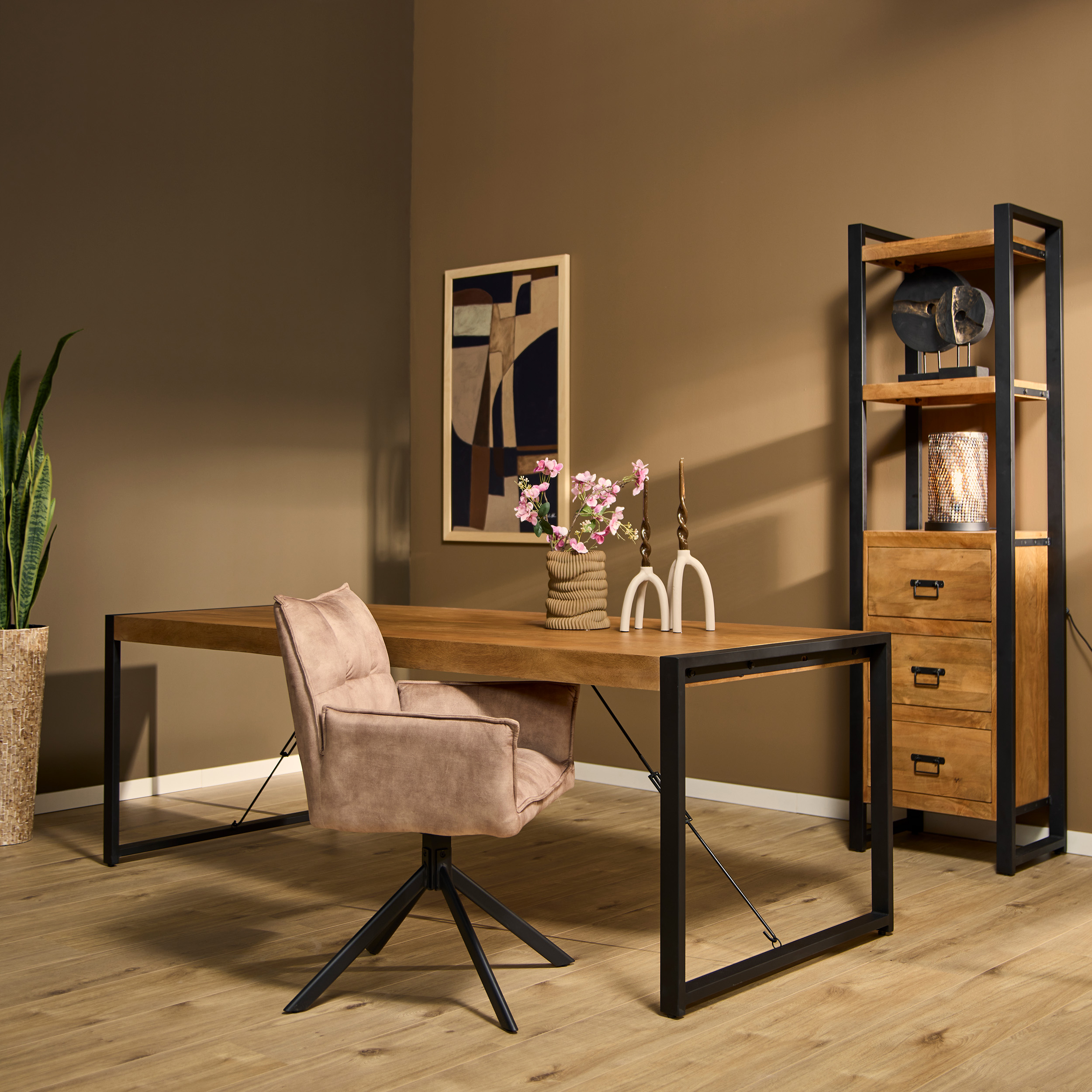 Eetkamertafel Boaz - Naturel - - Starfurn