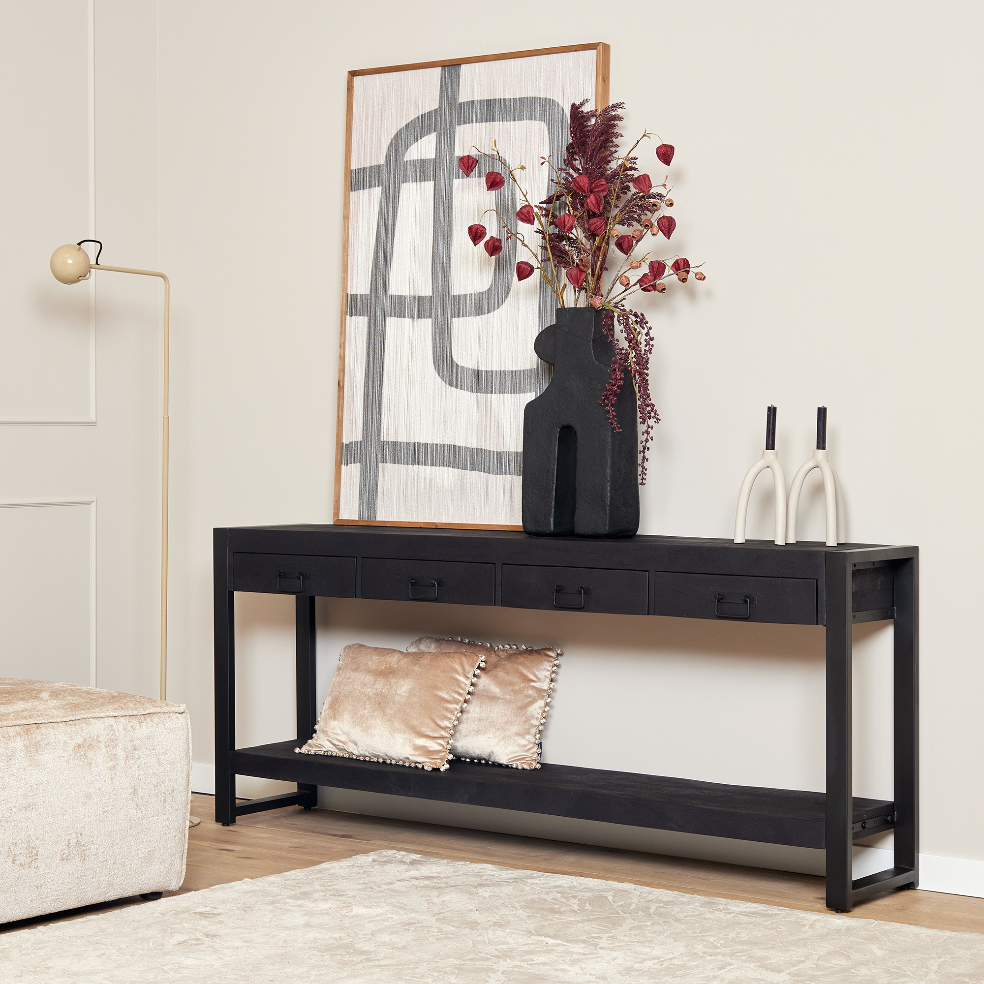 Sidetable Boaz - Zwart - - Starfurn