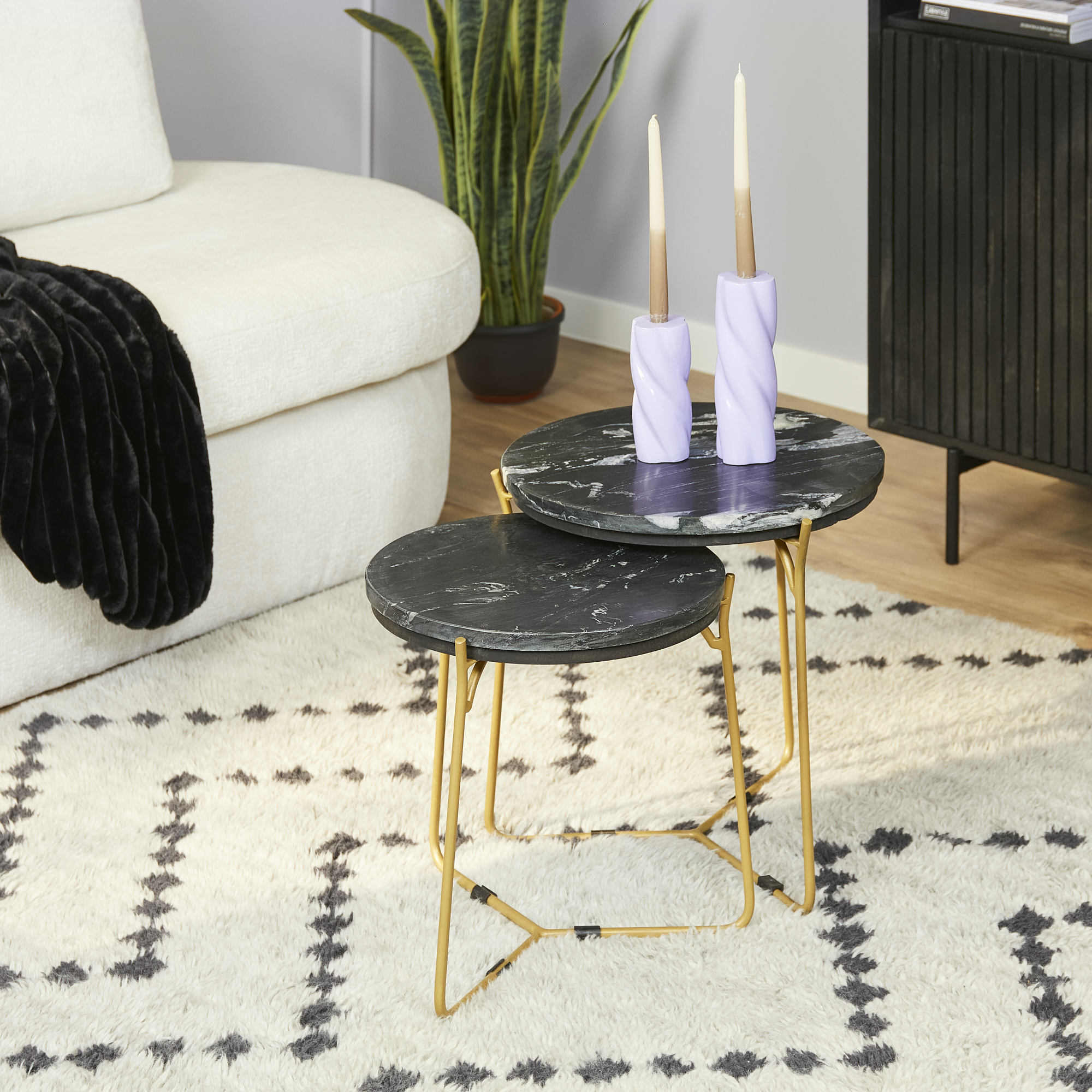 Salontafel Caly - Zwart - - Starfurn
