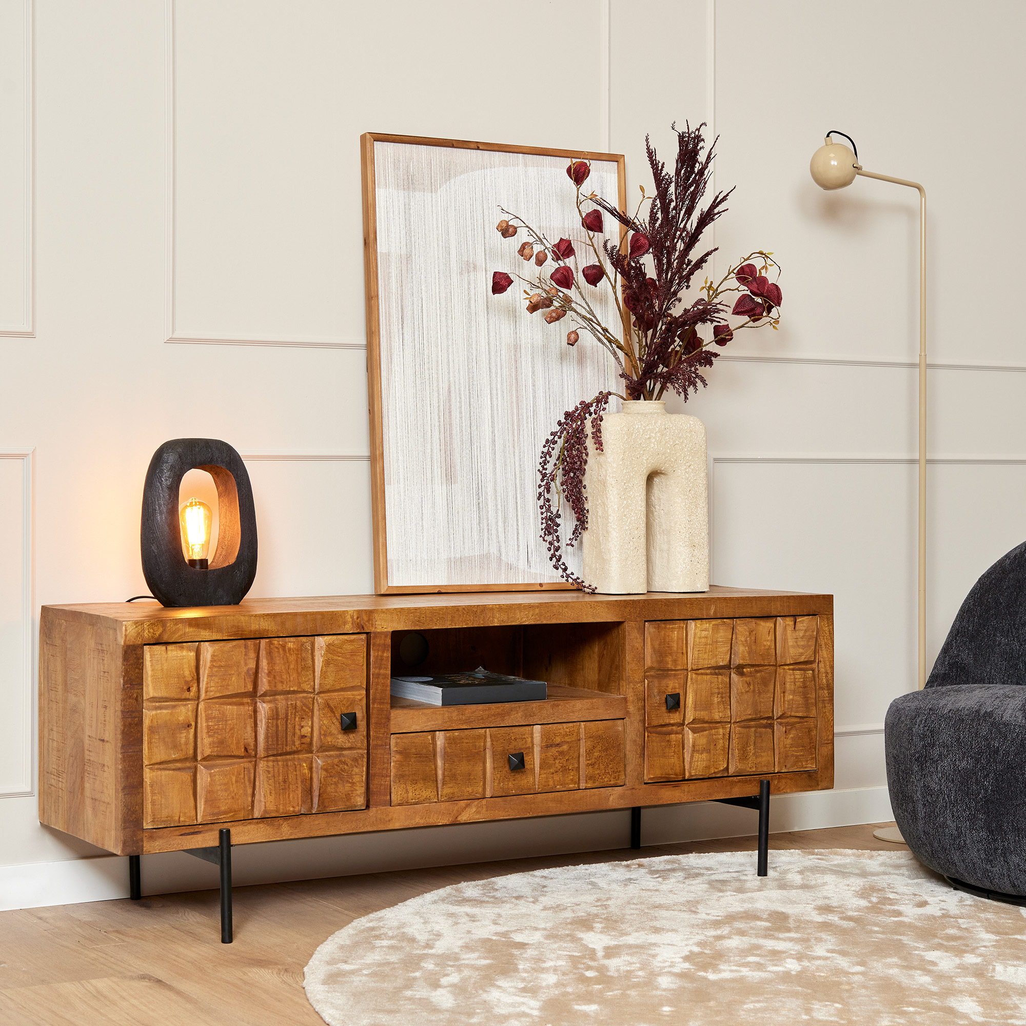 Tv-Meubels Brandy - Naturel - - Starfurn