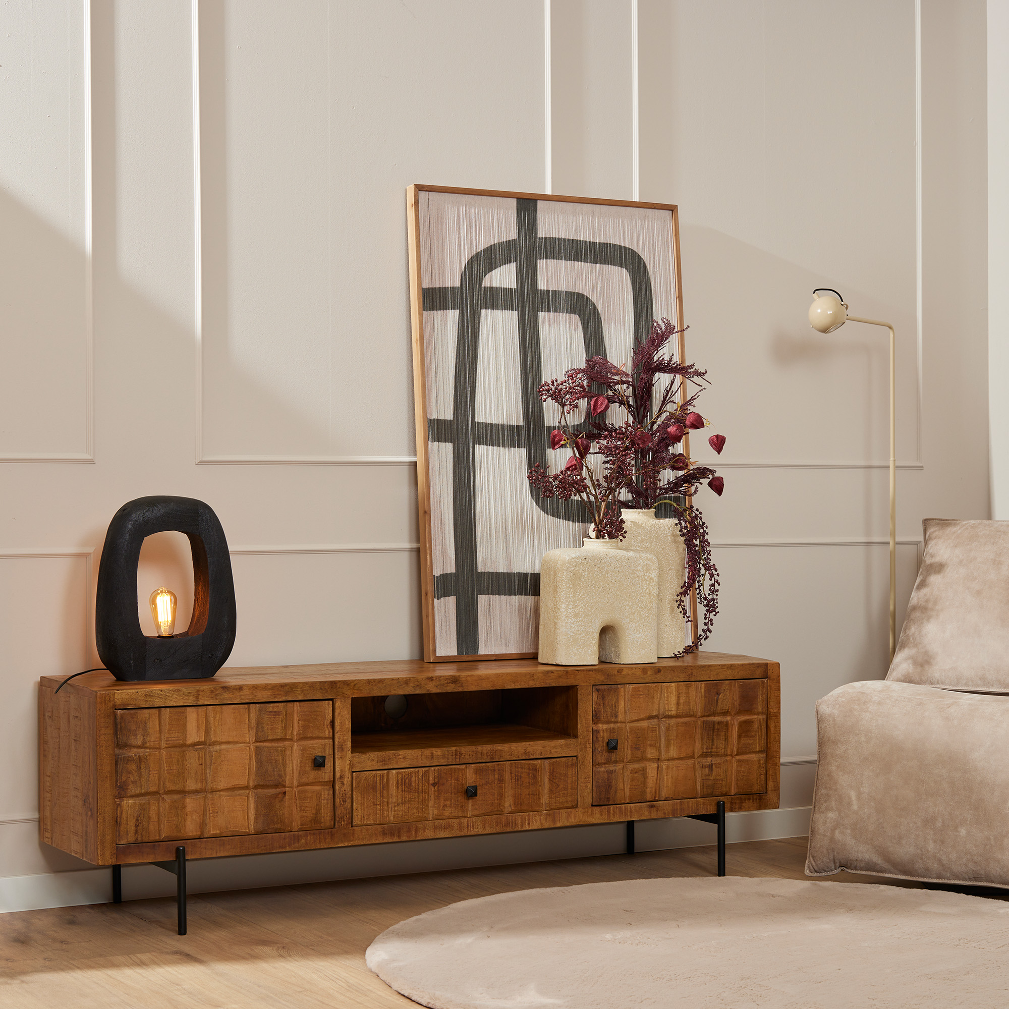 Tv-Meubels Brandy - Naturel - - Starfurn