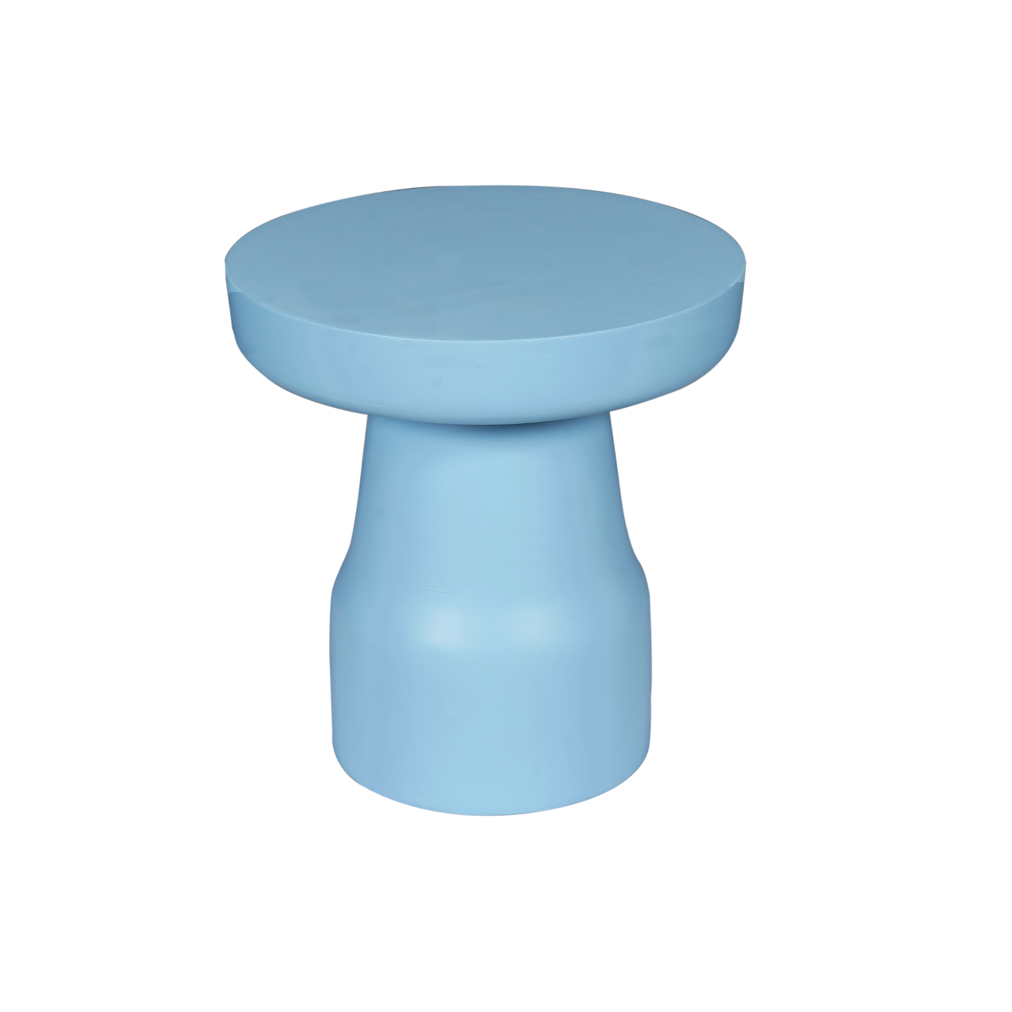Bijzettafel Drum - Blauw - - Starfurn