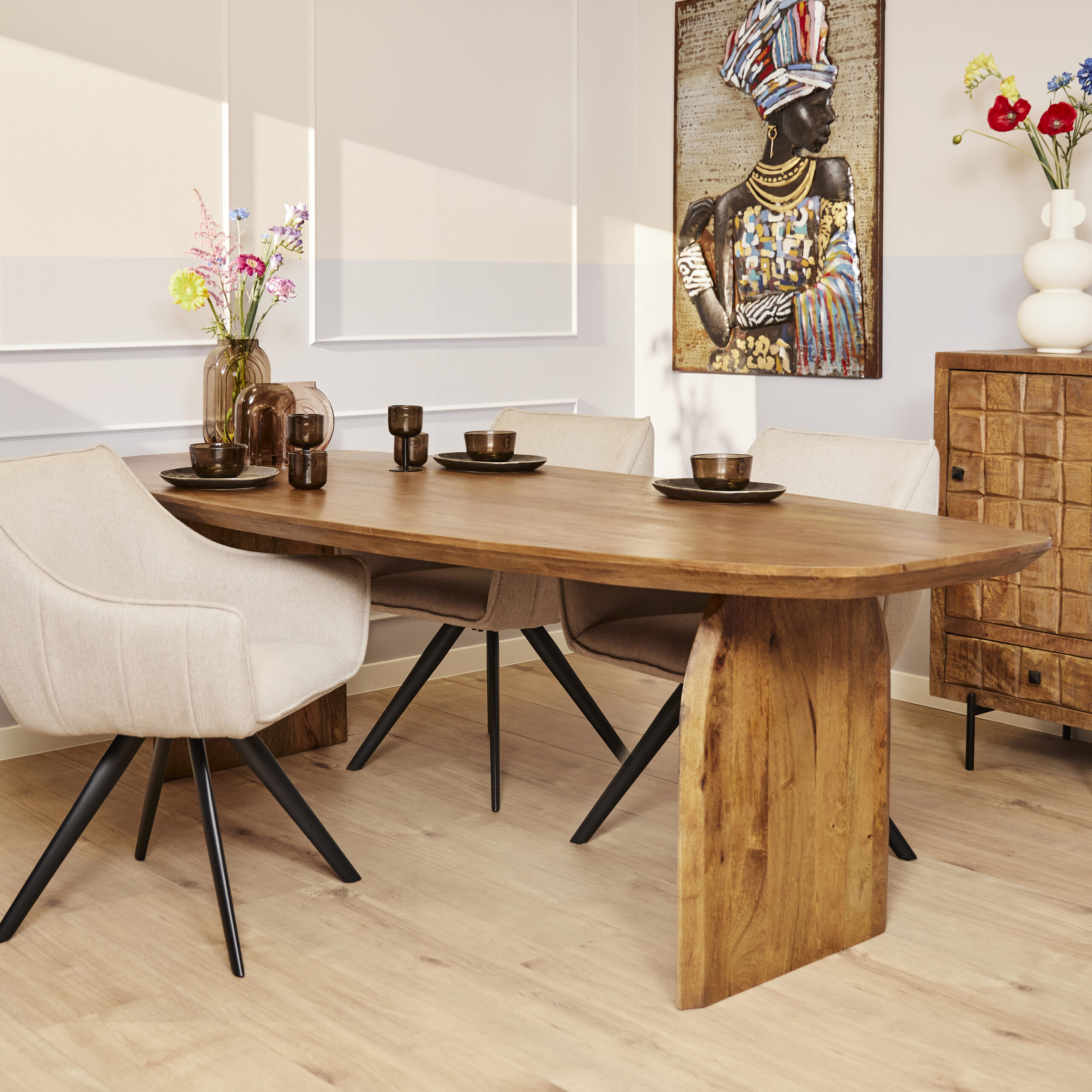 Eetkamertafel Tense - Naturel - - Starfurn