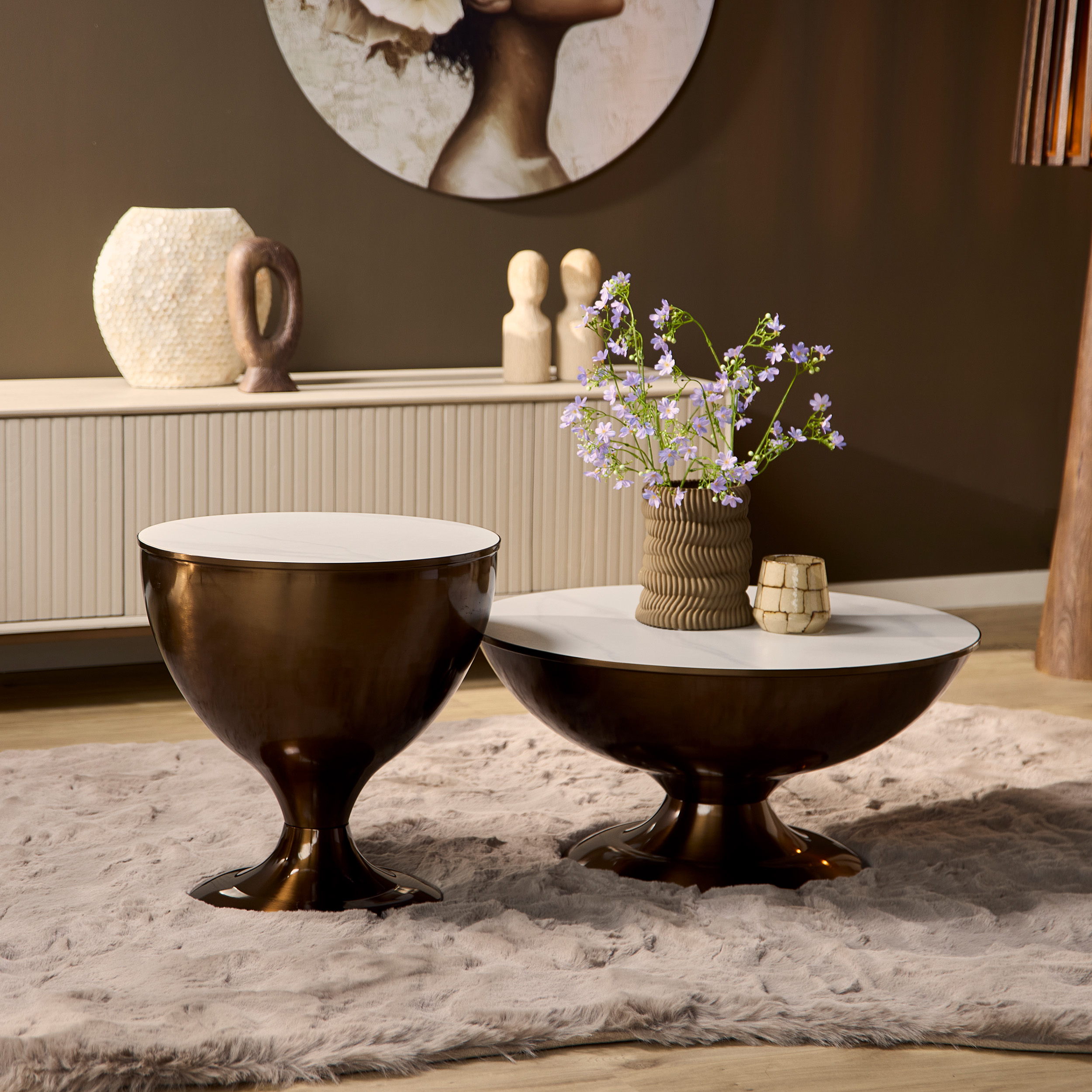 Salontafel Ava - Brons - - Starfurn
