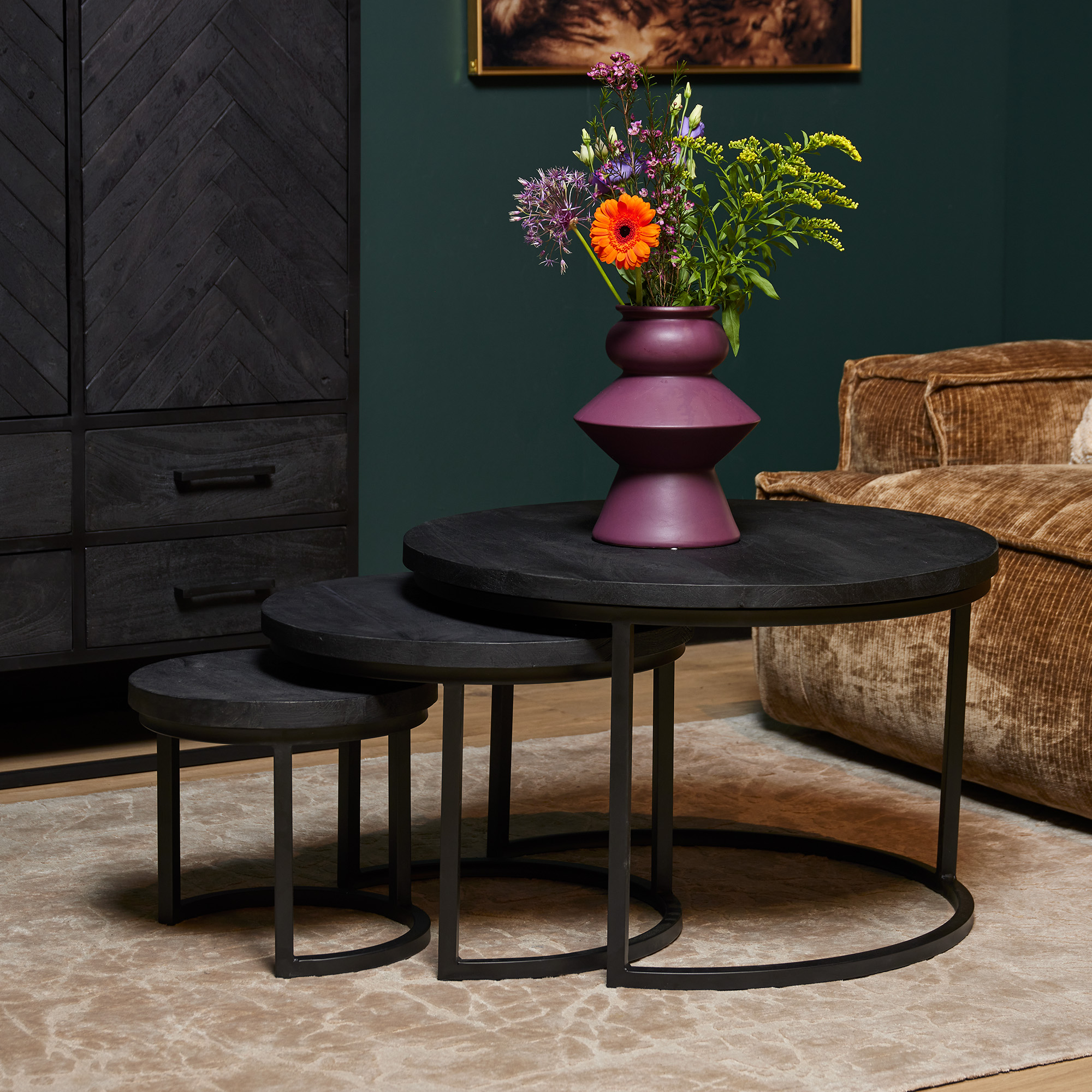 Salontafel Triole - Zwart - - Starfurn