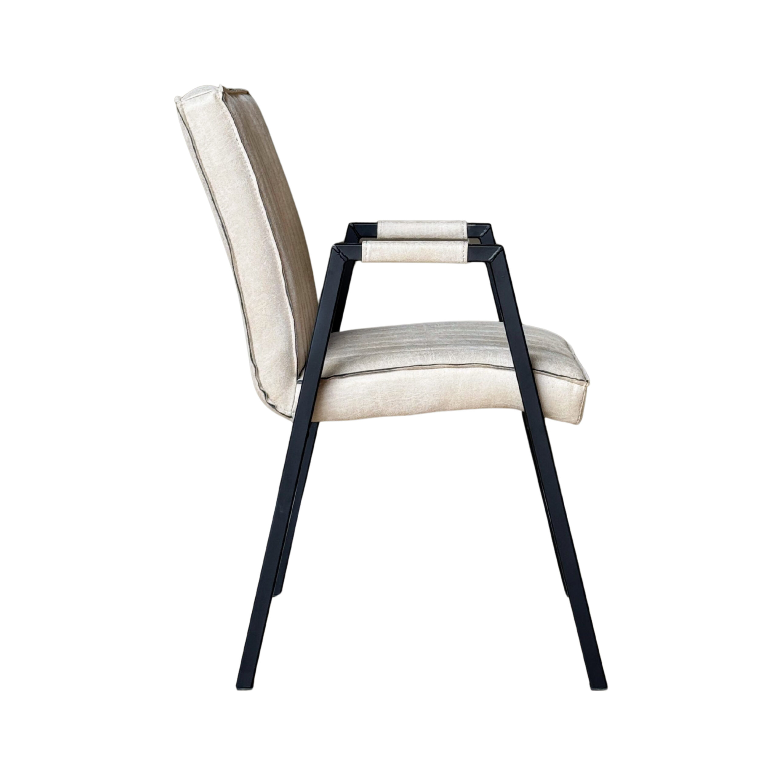 Eetkamerstoel Tivoli - Zonder armleuning - Beige - Chenille - Starfurn