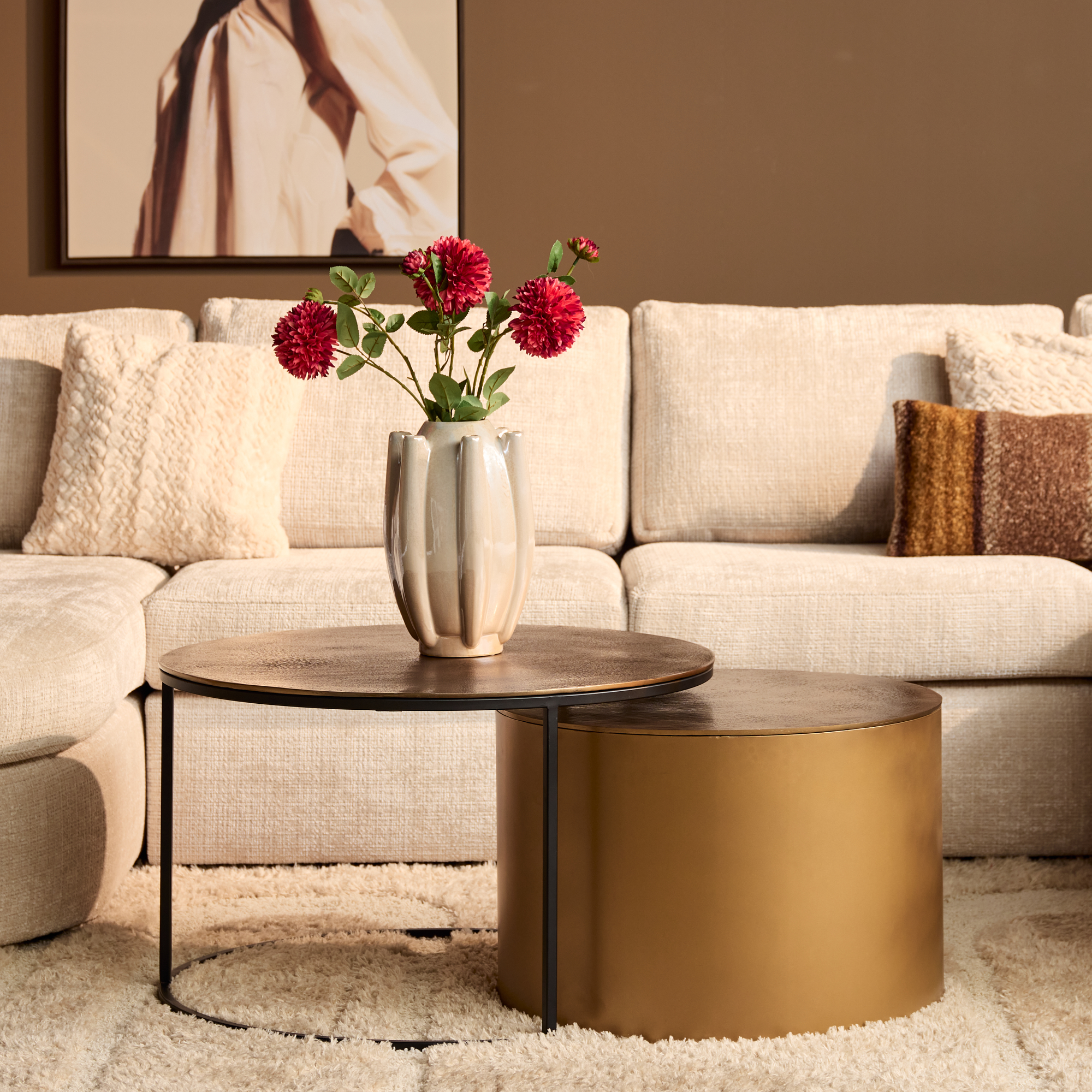 Salontafel Luna - Goud - - Starfurn
