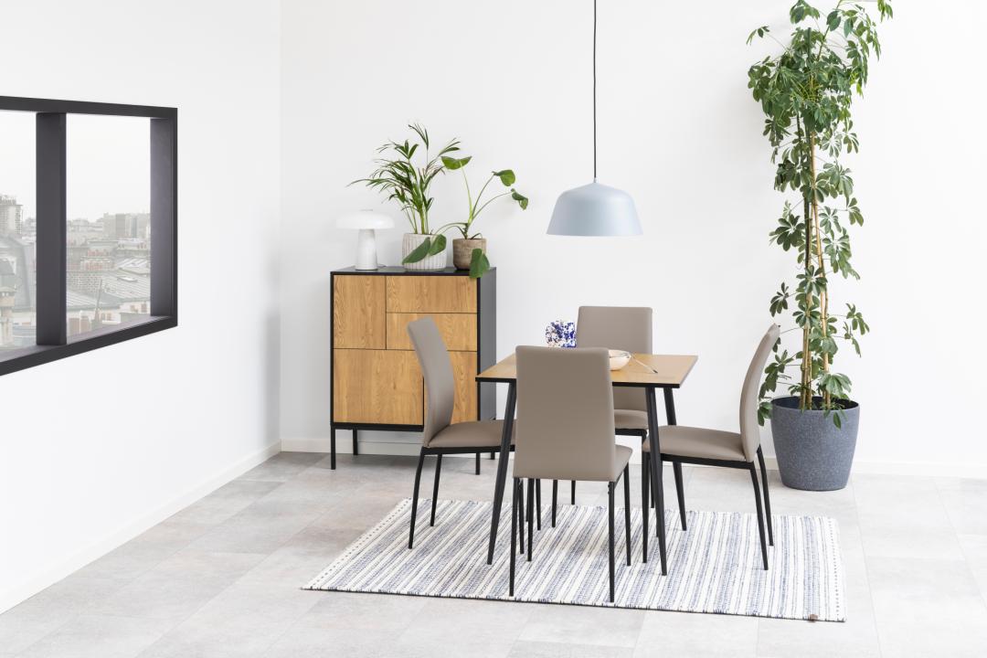 Eetkamertafel Willow - Wild Eiken - Melamine - DOK 2 Essentials