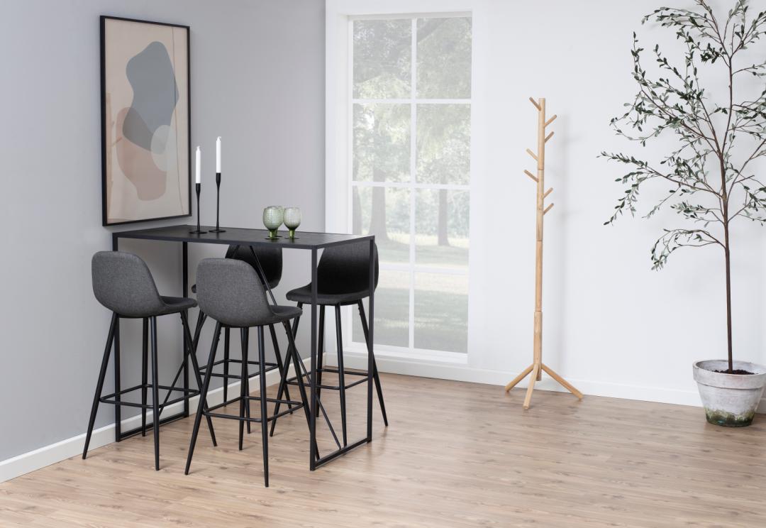 Barkruk Willow - Zonder armleuning - 2-Pack - Lichtgrijs - Stof - DOK 2 Essentials