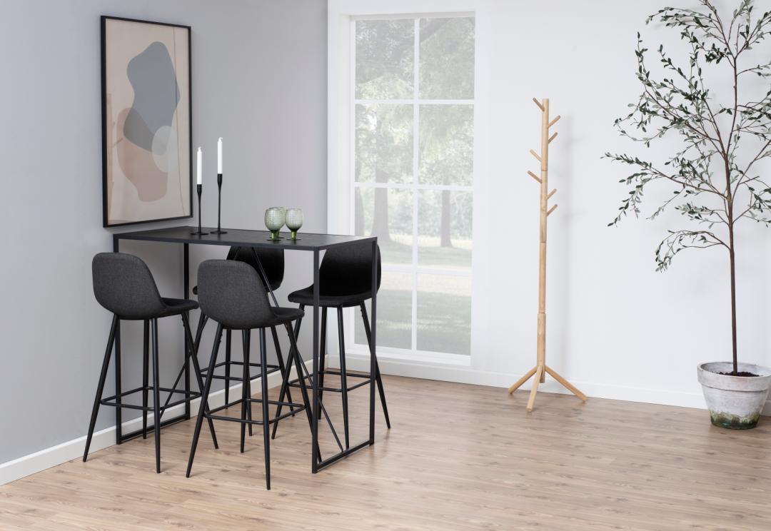 Barkruk Willow - Zonder armleuning - 2-Pack - Grijs - Stof - DOK 2 Essentials