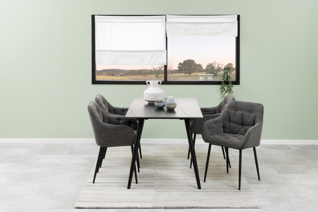 Eetkamertafel Wendy - Zwart - Keramiek - DOK 2 Essentials