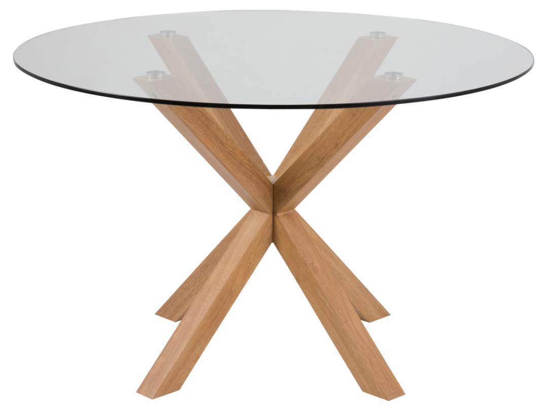 Eetkamertafel Hally - Transparant - Glas - Japandi - DOK 2 Essentials