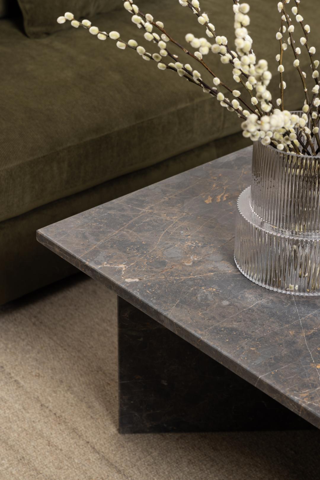 Salontafel Valley - Bruin - Marble - Japandi - DOK 2 Essentials