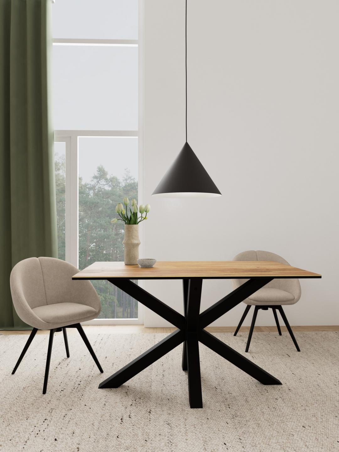 Eetkamertafel Hally - Wild Eiken - Keramiek - DOK 2 Essentials