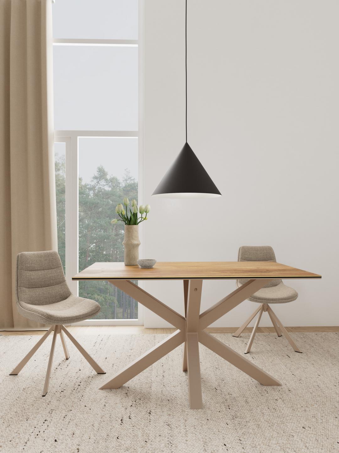 Eetkamertafel Hally - Wild Eiken - Keramiek - DOK 2 Essentials