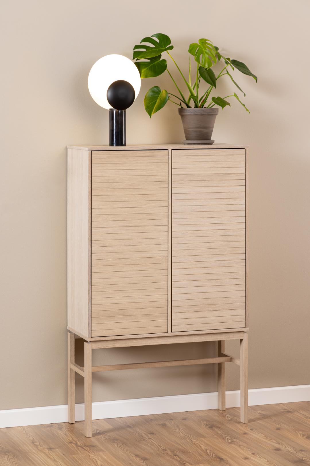 Bartafel Lilly - Wit Eiken - Fineer - DOK 2 Essentials