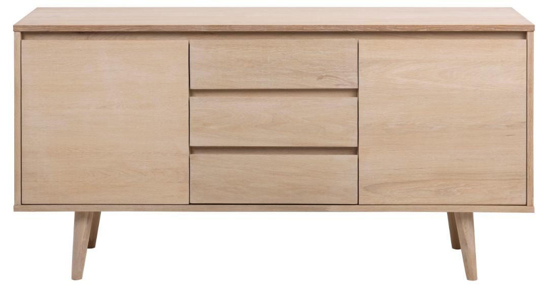 Dressoir Nola - Wit Eiken - Fineer - DOK 2 Essentials