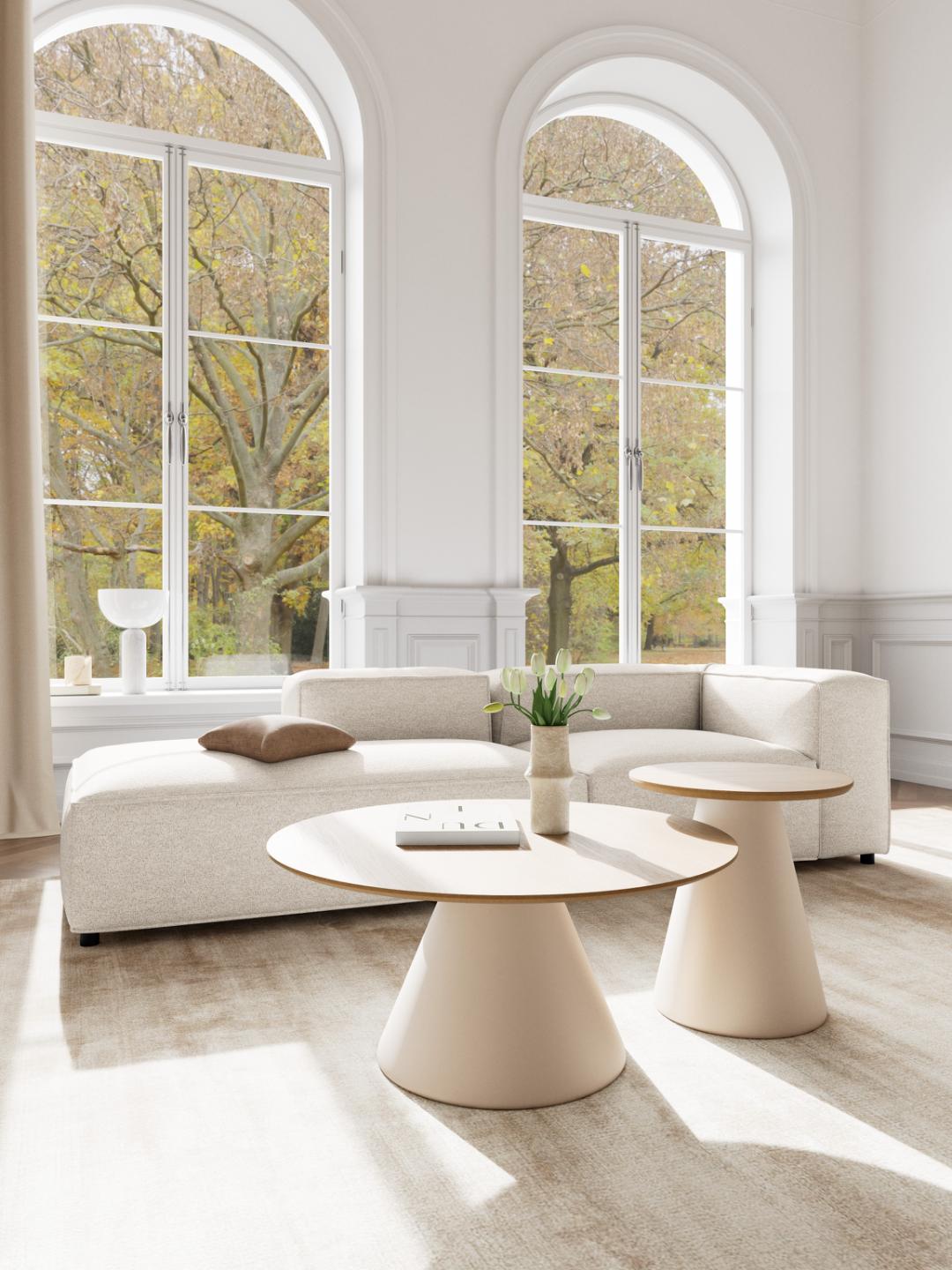 Salontafel Sandy - Eiken - Fineer - DOK 2 Essentials