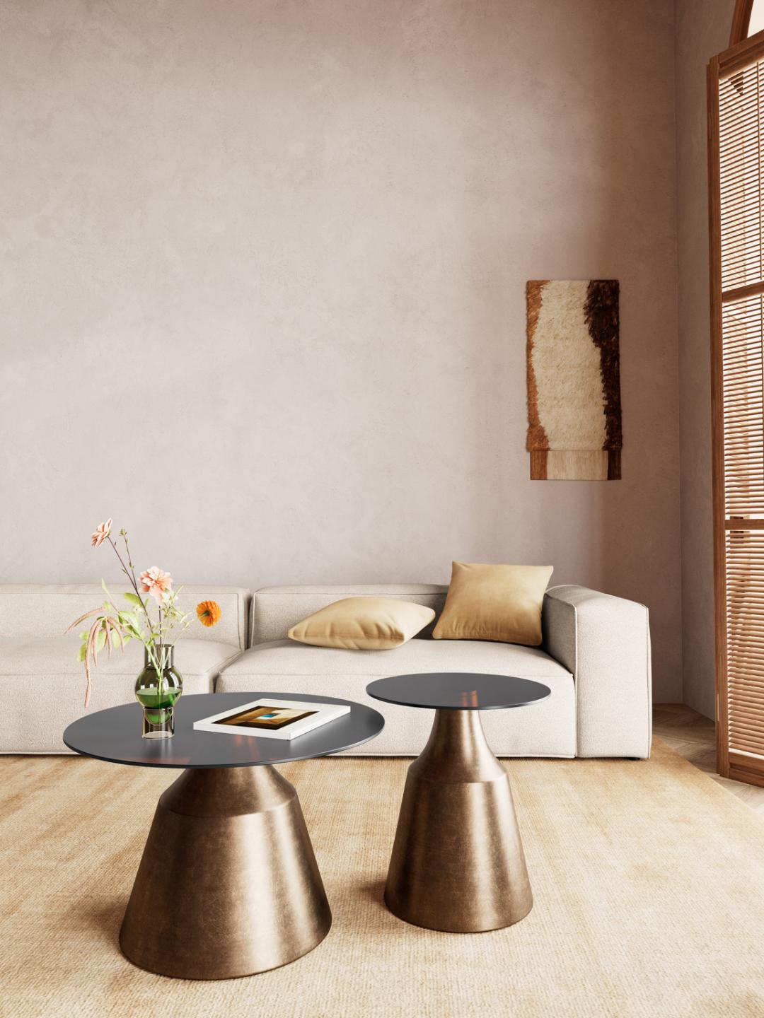 Salontafel Danny - Bruin - Glas - DOK 2 Essentials