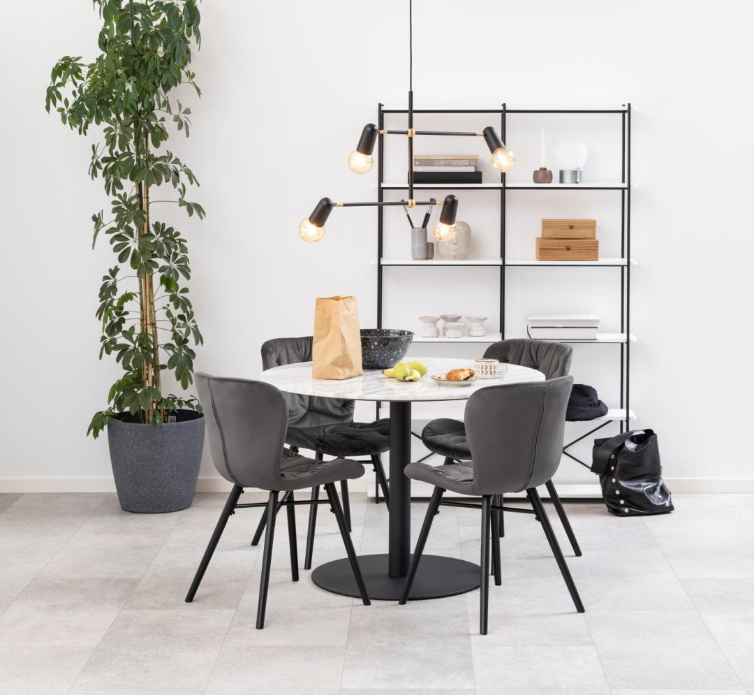 Eetkamertafel Kobe - Wit - Marble - DOK 2 Essentials