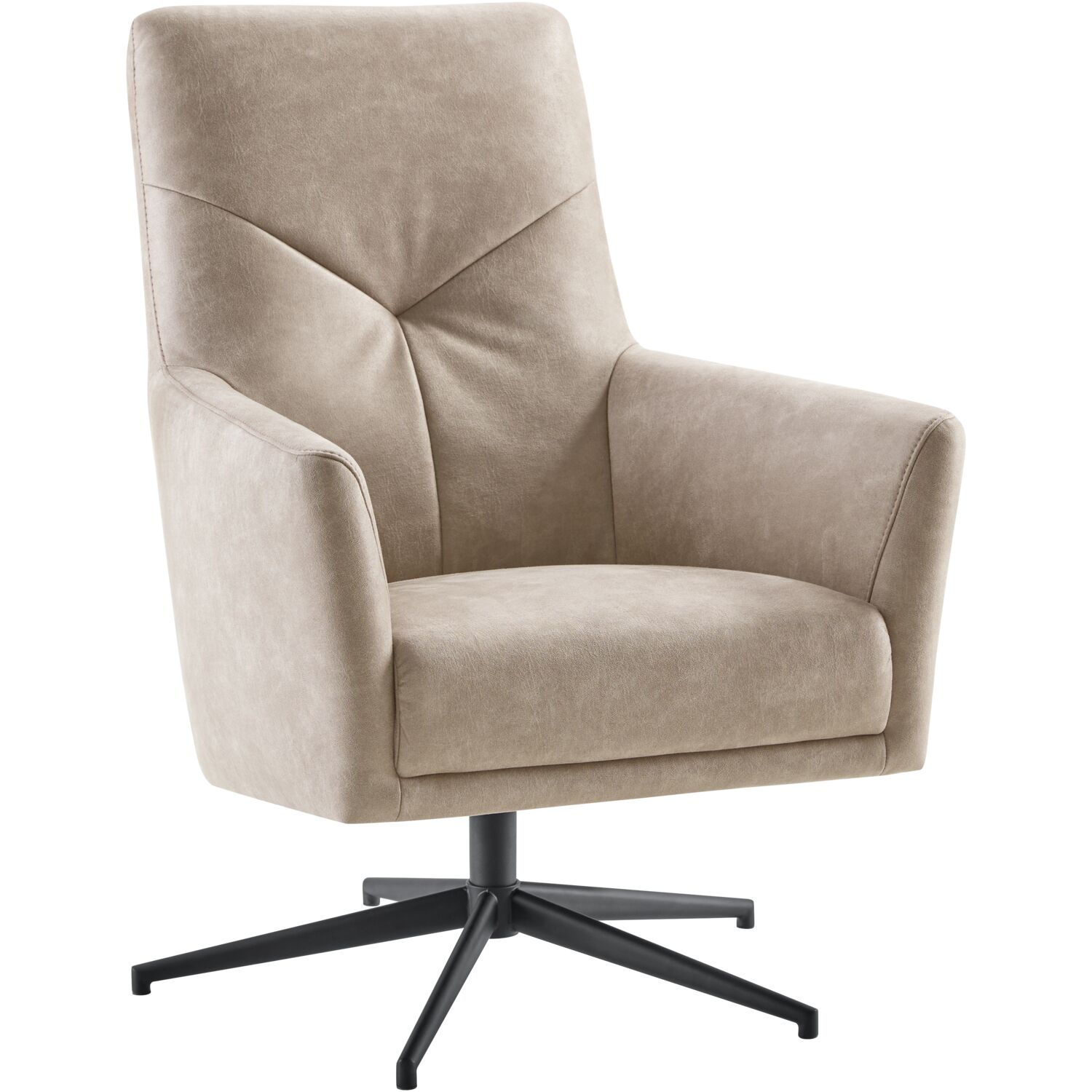 Fauteuil Menori fauteuil - Zonder armleuning - Clay - Naturel Royal Boucle | Taupe Metaal - Profijt Meubel
