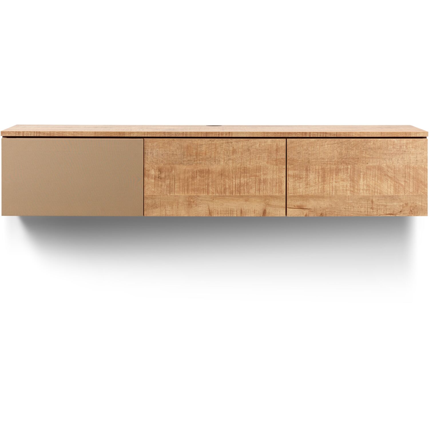Overige meubelen Walney tv-meubelserie - Brown - Naturel Royal Boucle | Zwart Metaal - Profijt Meubel