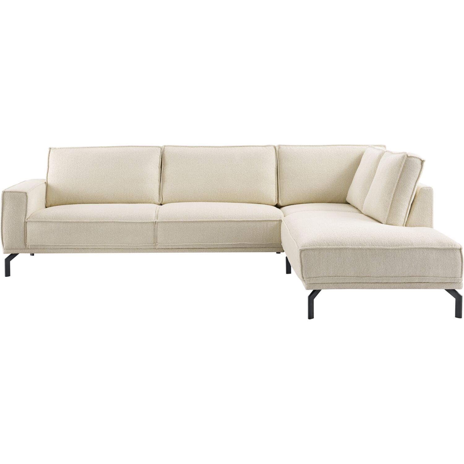 Bank Eddy hoekbank - Beige - 2647 - Profijt Meubel