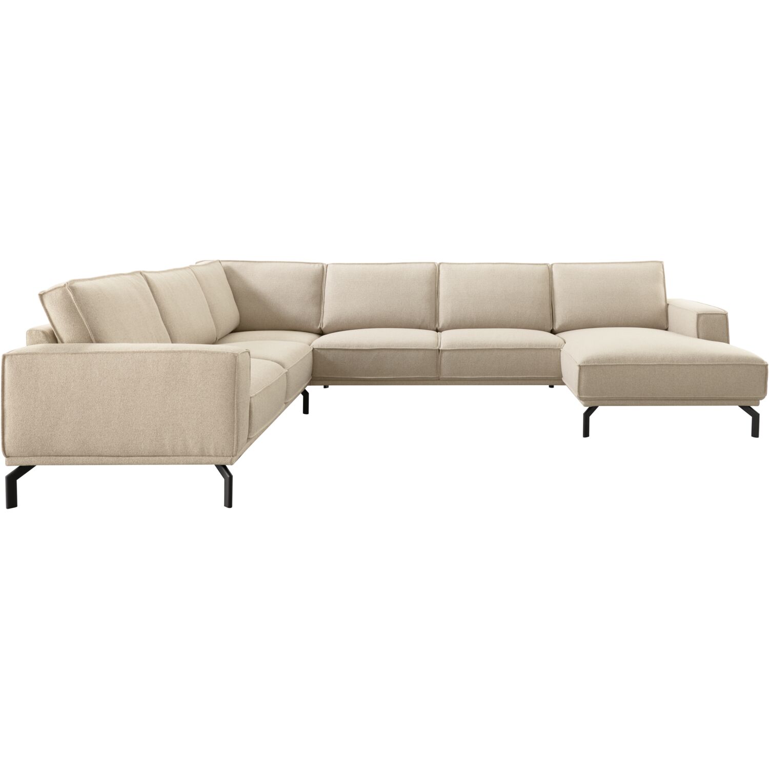 Bank Eddy hoekbank - Beige - 2647 - Profijt Meubel