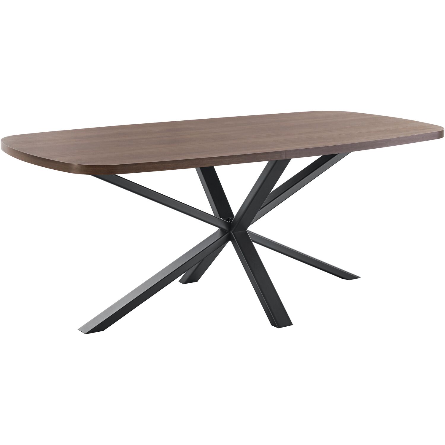 Eetkamertafel Tafelconcept - Ristretto - Naturel Royal Boucle | Zwart Metaal - Profijt Meubel